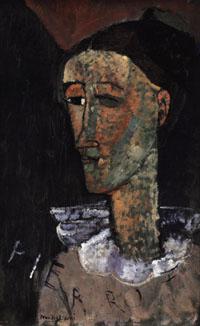Amedeo Modigliani Pierrot oil painting picture